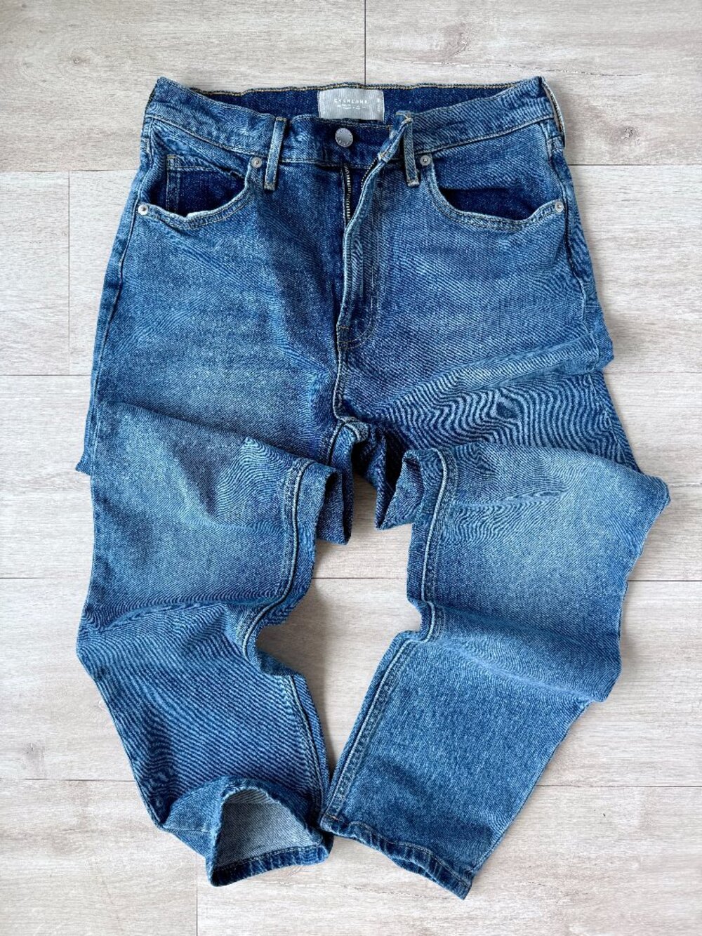 Everlane The Original Cheeky Jean Organic Cotton Medium Wash Size 28 Regular